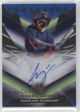 2023 Bowman Inception Auto Blue Foil 1/99 Angel Genao #BPA-AG