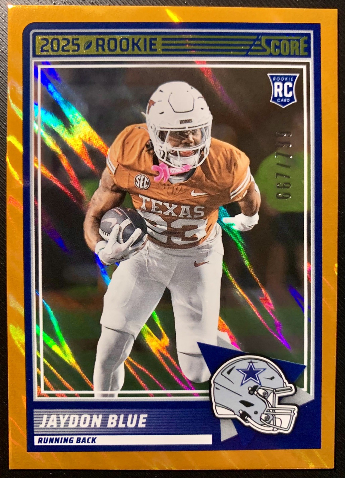 2025 Score - Rookie Jaydon Blue #39 Lava /799 (RC)