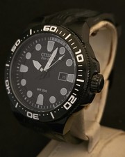 Mens Citizen Eco-Drive Scuba Fin Watch FREE S...