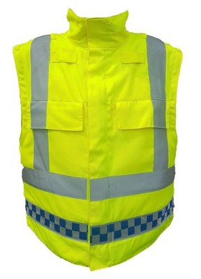 Body Armour Meggitt Hi Viz kugel- & stichsichere Weste - Small & X Small