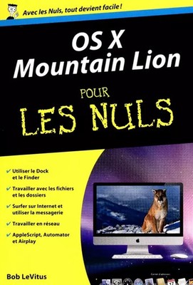 Mac OS X Mountain Lion Tasche für Dummies, Bob Levitus