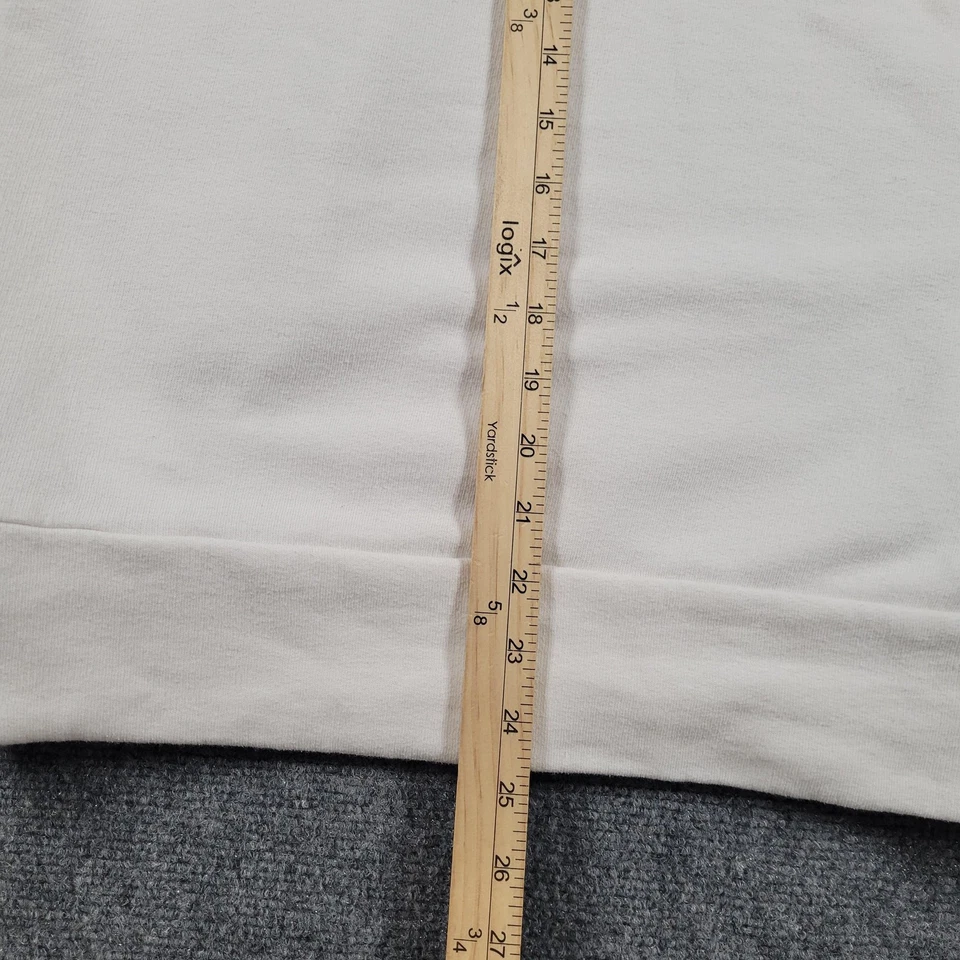 PINK Victoria's Secret Hoodie Womens XS White Sherpa Lined 1/4 Zip Sequin Dog - Image 4 of 4