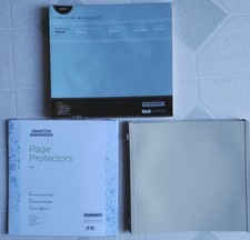 NEW Creative Memories Natural 19 Refill Pages and 12 Protectors 8x8