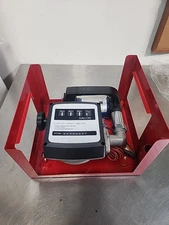 12V DC Electric Oil Fuel Diesel Transfer Pump Mechanical Meter 