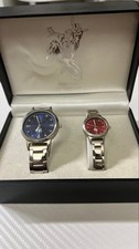 MARVEL Spider-Man Pair Watch Set Blue Red Collectible Working Condition Boxed