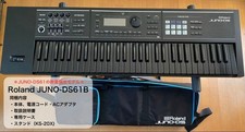 Roland JUNO-DS61B Limited Black 61-Key Synth w/ Case  Stand Tested from japan