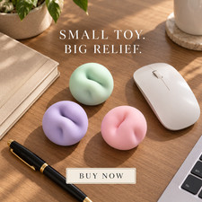 Crunchy Snow Stress Ball Soft Squishy Fidget Toy Stress Relief Gift