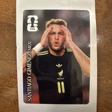 2026 Panini FIFA World Cup Coca-Cola Sticker - Santiago Giménez (Mexico) #11