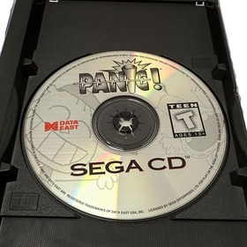 Sega CD Panic Complete CIB Manual with Registration Card and Foam
