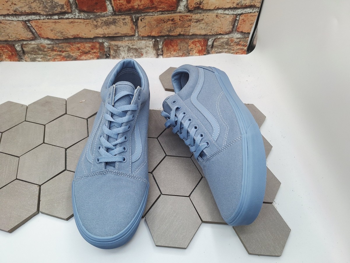 Vans Old Skool Pastel Mono Dusty Blue Monochromatic Light Unc Knu