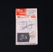 Cal-Scale HO Scale Part NI-264 Non-Lifting Injectors Sellers "S", Steam Engine