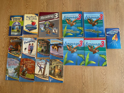 A Beka Book Homeschool Elementary 3rd Grade Language Arts Writing Curriculum Kit
