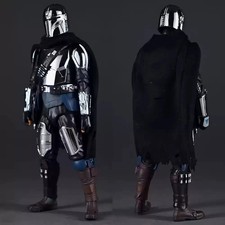 Mafex No.256 Star Wars The Mandalorian Chrome Ver. Action Figure New Sealed