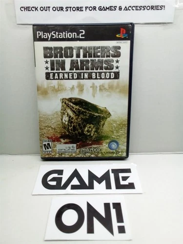 Brothers in Arms: Earned in Blood (PlayStation 2, 2005) Complete Tested Working