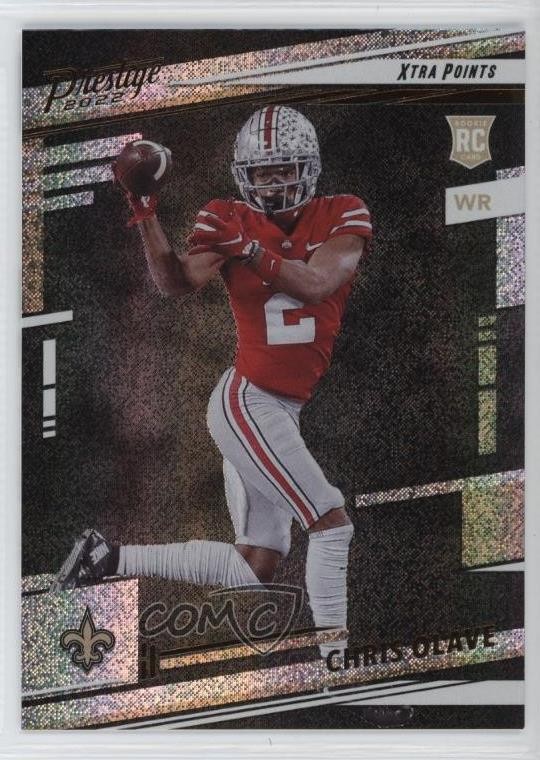 2022 Panini Prestige Rookies Xtra Points Galaxy Chris Olave #310 1b1z