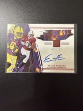 2023 Chronicles Impeccable Canvas Creations Autographs Elijah Higgins Red /199