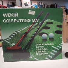 Golf Pong Game Set - Indoor/Outdoor Putting Green with 2 Putters & Balls.SEALED.
