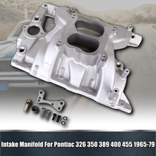 Dual Plane Intake Manifold 7156 For Pontiac 65-79 326 350 389 400 455 V8 Dual Plane Intake Manifold 7156 For Pontiac 65-79 326 350 389 400 455 V8