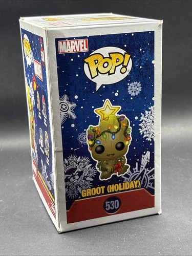 Funko Pop! Vinyl: Marvel - Groot (Holiday) #530 - Picture 4 of 6