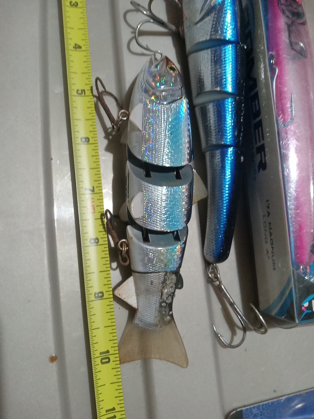 5 Musky Lures. 3 new In Box 2 Jointed Barley Used.  - Image 3