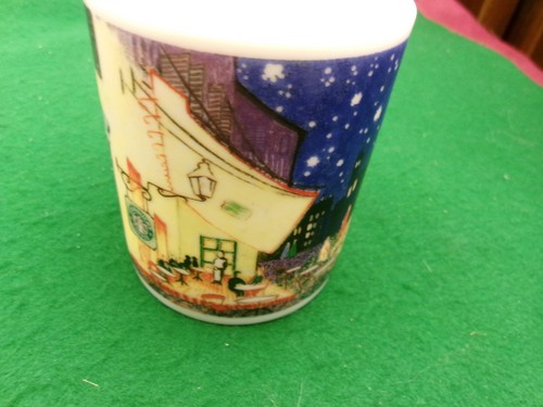 Starbucks coffee mug Chaleur D Burrows art café at nite Vincent Van Gough - Picture 3 of 5
