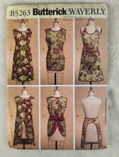 Butterick Pattern B5263 Aprons Very Easy Waverly Uncut All Sizes
