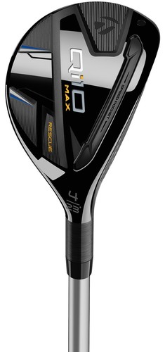 Left Hand TaylorMade Qi10 MAX Rescue 20* 3H Hybrid Stf Fuji Speeder NX TCS 60 VG - Picture 1 of 4