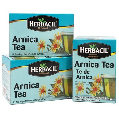 Arnica Herbal Tea, Herbal Blend, Caffeine-Free, All Natural, 3-pack of 25 bag...