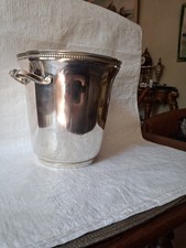 SEAU A CHAMPAGNE METAL ARGENTE ORVEVRERIE DE FRANCE