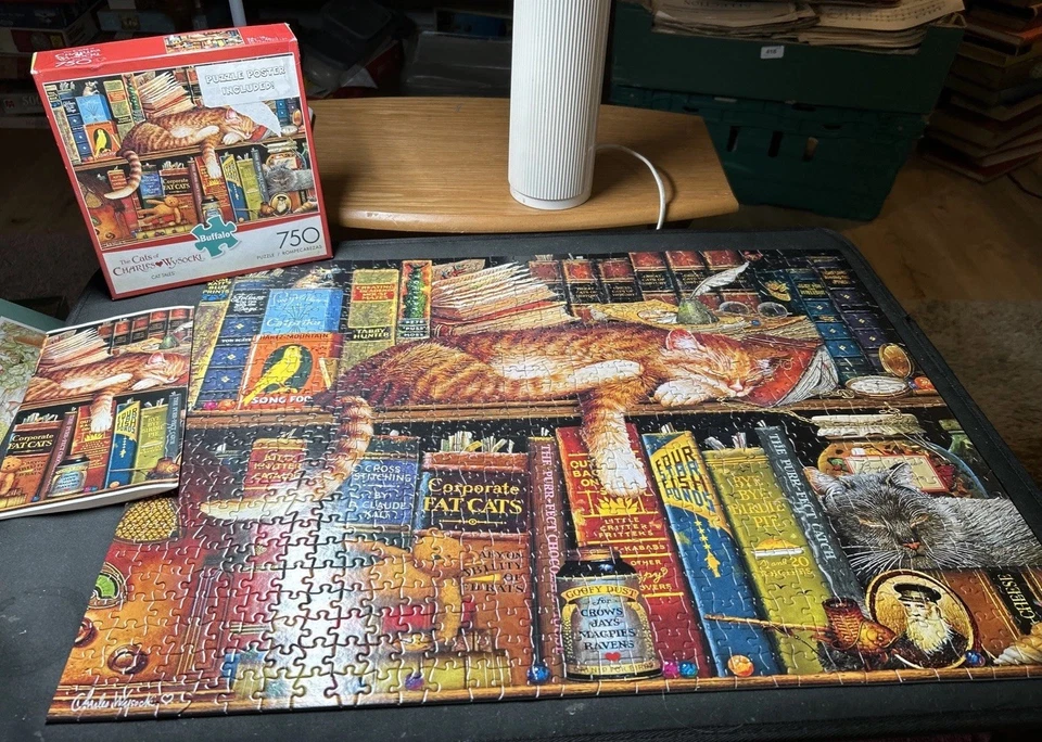 Cat Tales Buffalo Jigsaw Cats Of Charles Wysocki Puzzle & Poster 750 Pieces - Image 2 of 4