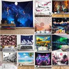 Large Life of Tree Wall Hanging Aurora Tapestry Blanket Bedroom Backdrop Gifts