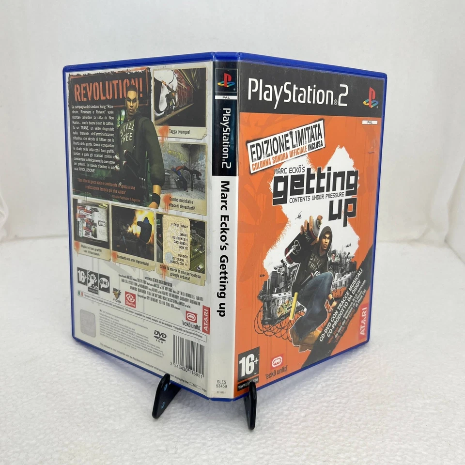 Marc Ecko's Getting Up Ps2 Playstation 2 edizione limitata Sony PAL ITA No CIB - Immagine 3 di 4