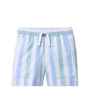 Janie And Jack Striped Linen-Blend Pull-On Short