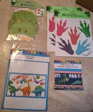 Dinosaur Party Lot  children party favor Mask Decorations Wall Mural, Stickers