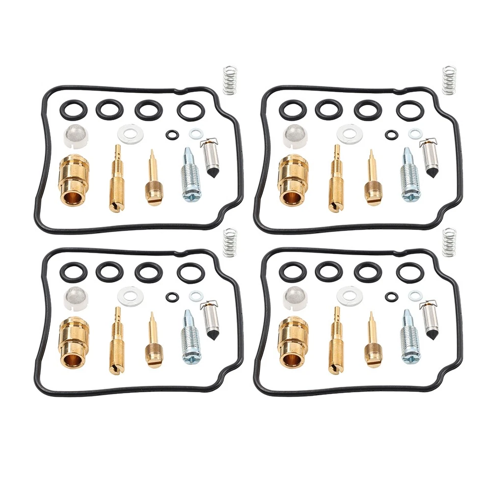 4X Carburetor Carb Repair Rebuild Kits For Yamaha FZR1000 Genesis 1987-1988 Foto 2 de 4