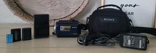  MINT Sony Handycam DCR-SR47 60GB HDD 60x Zoom Optical Carl Zeiss - Blue Bundle