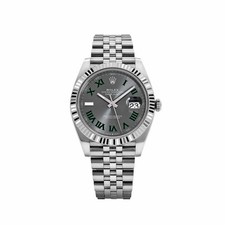 Rolex Datejust 41 126334 'Wimbledon' Stainless Steel Slate Dial Jubilee (2020)