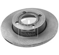 2X Febi Bilstein Bremsscheibe Ø256Mm Voll Vorne Passend FÜR Audi 80 90