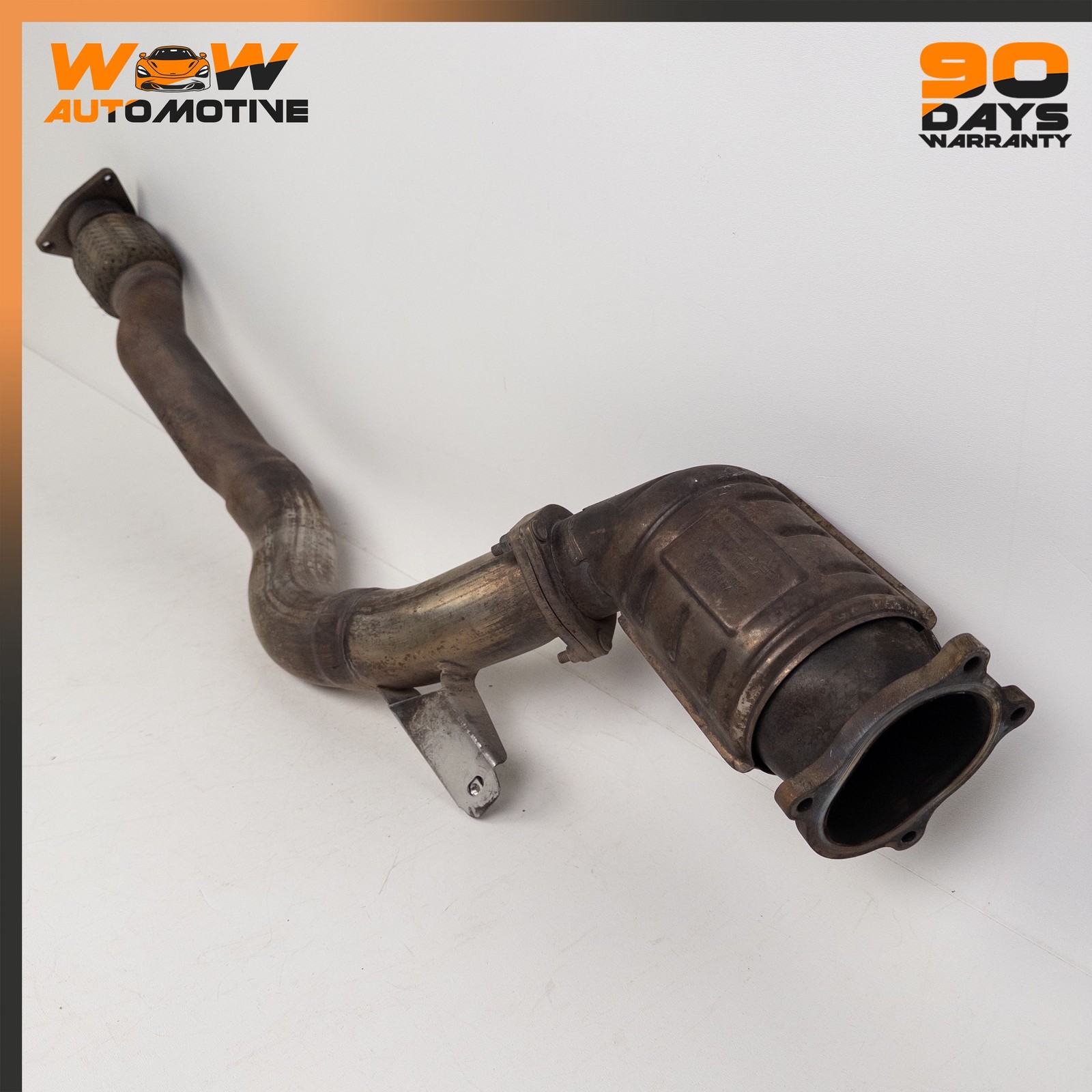 04-13 BENTLEY CONTINENTAL FLYING SPUR RIGHT EXHAUST DOWNPIPE 3W0131690C OEM
