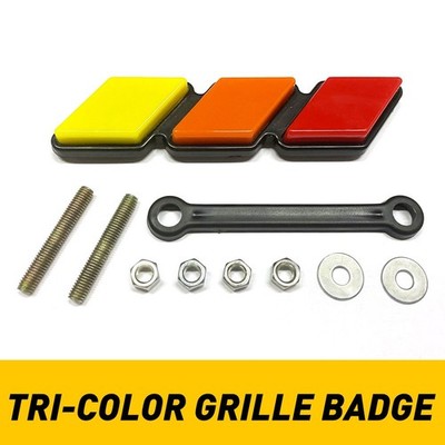 NEW Tri-color Grille Badge EMBLEM 3 For Tacoma Toyota 4Runner Tundra US SELLER