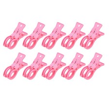10pcs Balloon Arch Clips Plastic Spring Clamps Back Drop Clip Clamp, Pink