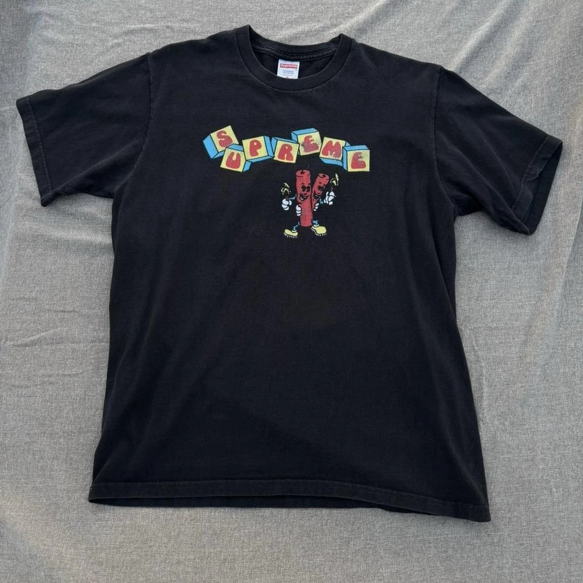Supreme Black Cotton T-Shirts for Men for sale | eBay UK