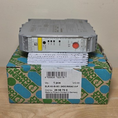 Phoenix Contact 2908700 ELR H3-IS-SC- 24DC/500AC-3-P Hybrid Motor Starter 24VDC