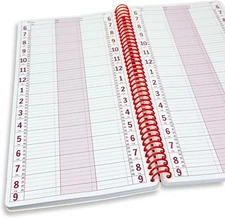 Notebook Planner, Appointment Book – Large 7" X 13.5" Undated 2025 Planner, Dail