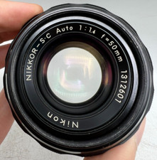 Nikon Nikkor SC Auto 50mm F1.4 Non AI Mount Prime Lens For SLR Cameras