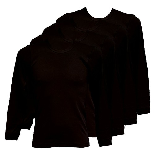 Fontana Intimo 4 Pezzi Maglia Intima Manica Lunga Uomo in Cotone Caldo - Foto 2 di 20