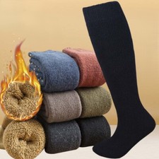 3 Pair Lady Sherpa Fleece Lining Long Socks Thick Thermal Soft Winter Warm Comfy