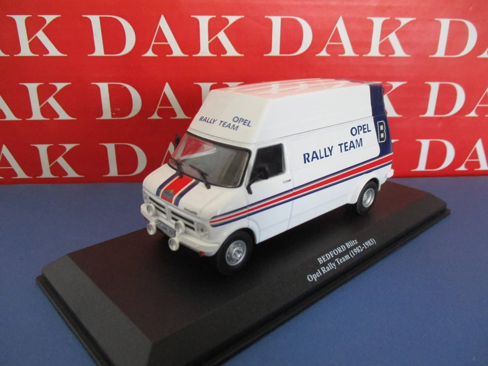 Die cast 1/43 Modellino Furgone Van Bedford Blitz Opel Rally Team 1982-1983 - Immagine 2 di 4