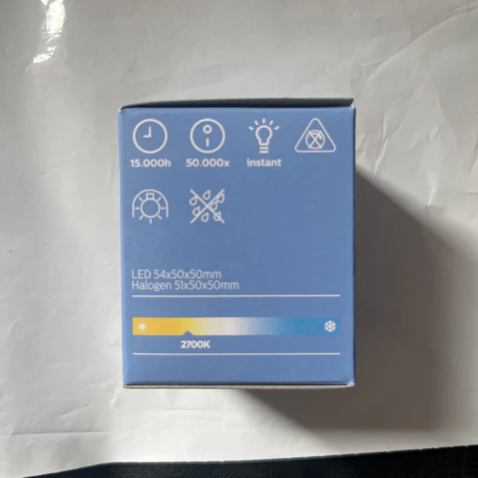 10 X Philips CorePro LED GU10 827 36D Non-Dim 35W 2700K Box Of 10 Lamps - Image 4 of 4