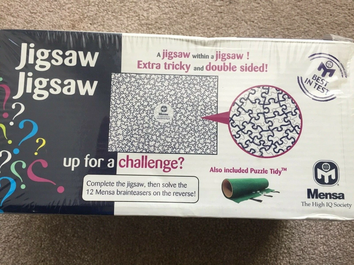 Jigsaw Jigsaw Extra tricky Mensa 500 piece jigsaw puzzle double sided New